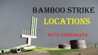 Bamboo Strike Locations Ghost of Tsushima Act 3  KAMIAGATA [upl. by Sirap]