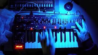 Behringer MS101 Techno session [upl. by Yenruogis]