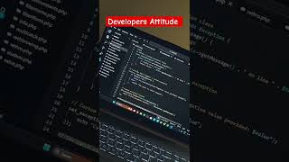 Developers attitude lawrencebishnoi youtubeshorts coding [upl. by Llerut]