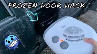 🥶 Best way to open frozen door and handle quick and easy [upl. by Absalom862]