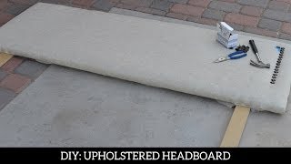 DIY How to Upholster a Headboard [upl. by Annalee]