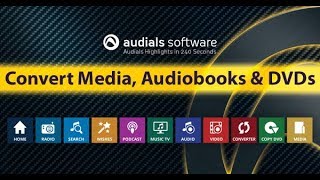 Audials 2018 in 240 Seconds Convert Media Audiobooks and DVDs [upl. by Fitts]