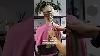 Makkelijke herfst haarlook  Messy French Braid Tutorial 🍂 [upl. by Iren573]