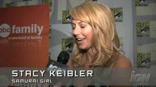 SDCC 08 Jamie Chung Stacy Keibler Brendan Fehr Samurai Girl Interviews [upl. by Ilatfen613]