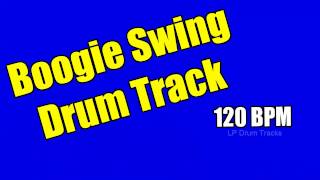 120 BPM Boogie Shuffle Drum Tracks [upl. by Hoseia]