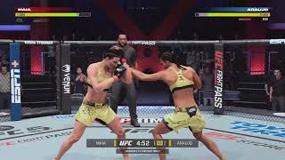 Ufc5 Araraujo vs maia [upl. by Sinnoda]