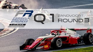 QP1  Round 3 Zandvoort F1 Circuit  Formula Regional European Championship by Alpine [upl. by Rollo]