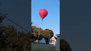 2024 Sussex NB Balloon FiestaGetting ready to land balloon hotairballooning hotairballoonride [upl. by Ettenaej68]