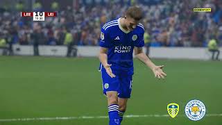 Leeds United vs Leicester  EFL Championship 202324  Highlights PES 21 [upl. by Yirinec859]