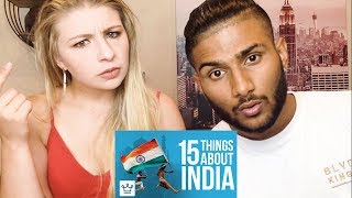 Reaction 15 Things You Dont Know about India [upl. by Yhtomot]