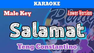 Salamat by Yeng Constantino Karaoke  Male Key  Lower Version [upl. by Mcmahon]