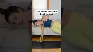 Low impact resistance band workout preview bandworkouts lowimpactworkout [upl. by Studner]