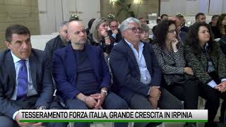 Forza Italia chiude il tesseramento grande crescita in Irpinia [upl. by Ellenrahc]