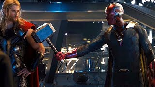 Vision lifts Thor hammer  Avengers age of Ultron  Tamil [upl. by Efron]