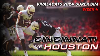 WEEK 4  CINCINNATI v HOUSTON BEARCATS CFB25 SUPERSIM [upl. by Dianthe]