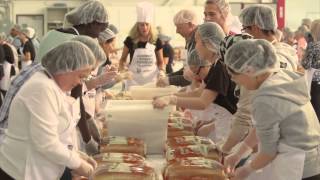 Cenovus amp Youth Centrals Sandwich GUINNESS WORLD RECORD attempt [upl. by Darline]