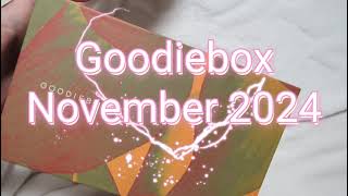 Goodiebox November 2024 [upl. by Sivrat]