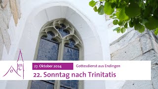 Gottesdienst am 27 Oktober 2024 [upl. by Mraz929]