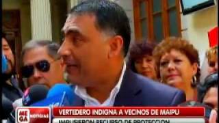 Vertedero de 14 hectáreas en Maipú Christian Vittori en defensa de la gente [upl. by Margreta]