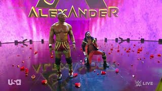 Shelton Benjamin amp Cedric Alexander Entrance WWE Raw Jan 16 2023 [upl. by Hahcim]