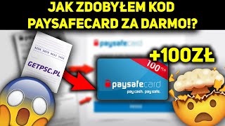 JAK ZDOBYĆ 100 ZŁ PAYSAFECARD ZA DARMO  DZIAŁA 2024  11komar11 [upl. by Ludie]