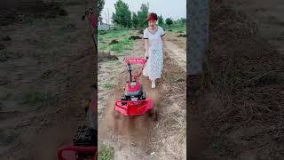 rotary tiller Multifunctional micro tillage machineytshorts viralvideo farming [upl. by Rutter]