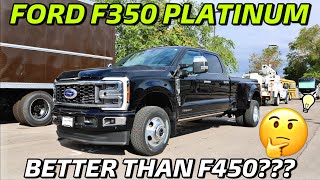 2023 Ford F350 Platinum Heres 3 Reasons Why This Is A Better Buy Over The F450 [upl. by Shanta]