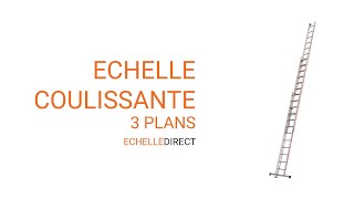 Echelle coulissante 3 plans  echelledirectfr [upl. by Yentiw247]