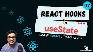 07  How to Manage State with useState React Hook  Lazy Initialize  Previous Value  React Project [upl. by Laitselec]