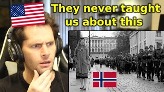 American Reacts to How Norwegians Resisted Nazi Occupation in WW2 [upl. by Bevin]