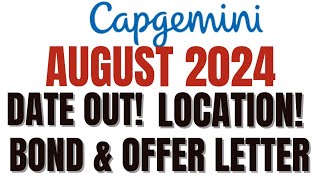 Capgemini August 2024 joining dates Capgemini 2023 joining updates Capgemini bond Agreement 2024 [upl. by Heloise]