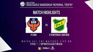 SEMI FINAL 1  HIGHLIGHTS  FC GOA VS C D DEFENSA Y JUSTICIA [upl. by Ury768]