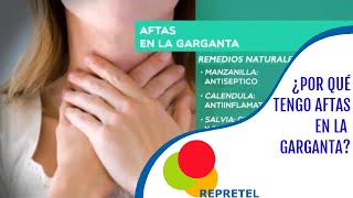 Conozca qué origina las aftas en la garganta  Salud [upl. by Toor179]