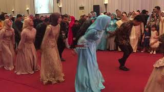 hindustan flashmob wedding tita dan andre 2018 indonesiamedan [upl. by Wally]