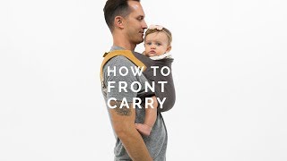 Front Carry Onbuhimo Instructions [upl. by Yluj919]