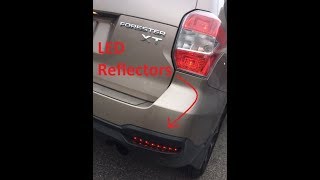 Install Part 3 LED Brake Light And Turn Signal Reflectors [upl. by Zednanreh]