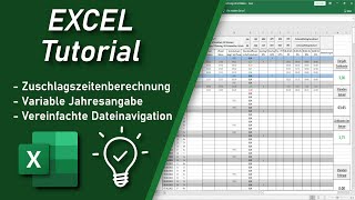 ZeiterfassungStundenzettelArbeitsnachweis in Excel UPDATE mit neuen Funktionen  FREE DOWNLOAD [upl. by Atiran]