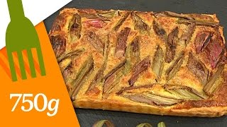 Tarte à la rhubarbe inratable  750g [upl. by Ramuk927]