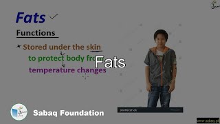 Fats General Science Lecture  Sabaqpk [upl. by Dominga]