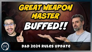 Was Great Weapon Master BUFFED  DampD 2024 Rules Update [upl. by Olenolin]