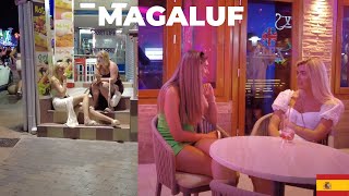 MALLORCA MAGALUF SPAIN NIGHTLIFE WALK TOUR 2023 [upl. by Aiyram]