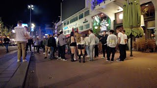 4K 🇳🇱 Amsterdam Nightlife At 0345AM  Rembrandt Square  September 2024 [upl. by Esiuolyram]