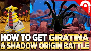 How to Get Giratina amp Shadow Origin Form Battle in Pokemon Brilliant Diamond amp Shining Pearl [upl. by Aniratac]