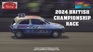 1300cc Stock Cars 2024 British Championship Race Edit Kings Lynn Impact Videos [upl. by Haimirej]