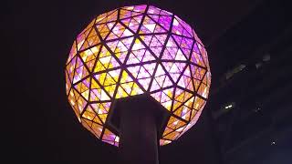 New Yorkers welcome 2022 with Times Square ball drop [upl. by Crescen]