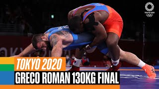 Wrestling Mens Greco Roman 130kg 🤼‍♂️  Tokyo Replays [upl. by Legge]