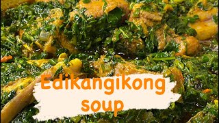 Vegetable Soup With Ugu and Waterleaves know Your Edikang Ikong soupfor beginners [upl. by Peers310]