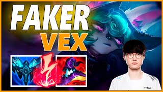 ⚡FAKER VEX MID GAMEPLAY⚡SEASON 12 LEAGUE OF LEGENDS [upl. by Einnov]