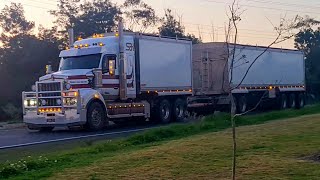 Kenworth Trucks Kenworth TSeries Trucks In Action On Melbourne Roads Kenworthtrucks tseries [upl. by Munson]