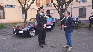 Luci sulla città  Al nucleo Radiomobile carabinieri Palermo [upl. by Benis]